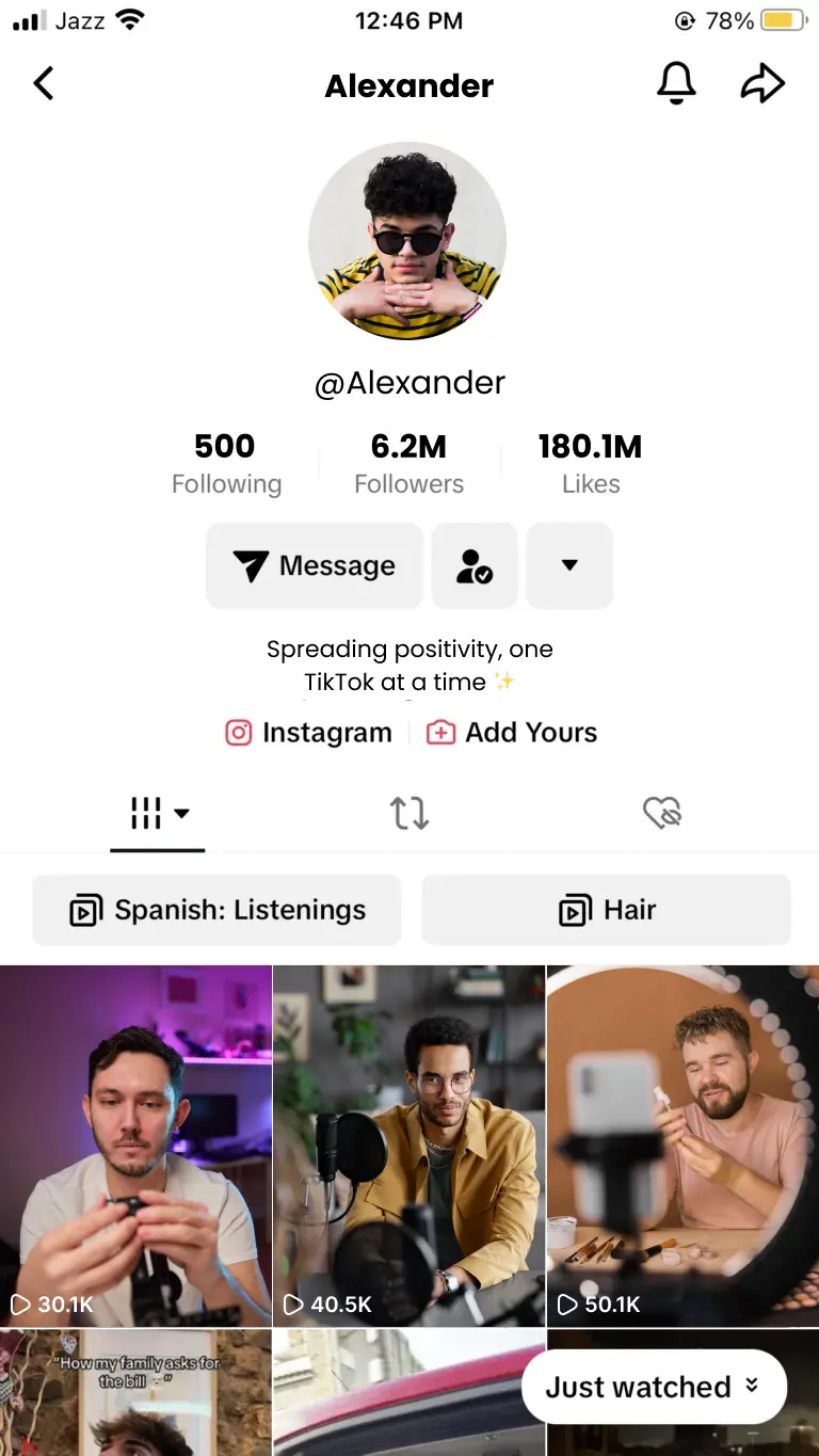 How to Unblock Someone on TikTok - Step 1